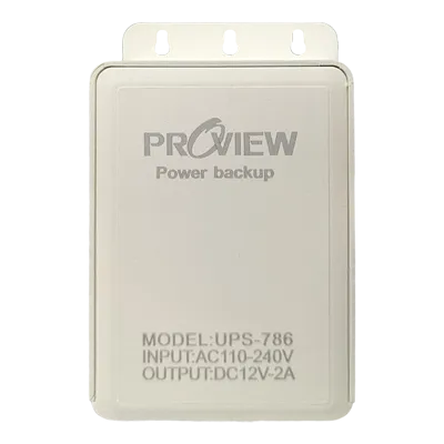 Proview 12V 2A CCTV Camera Power Supply With Battery Backup